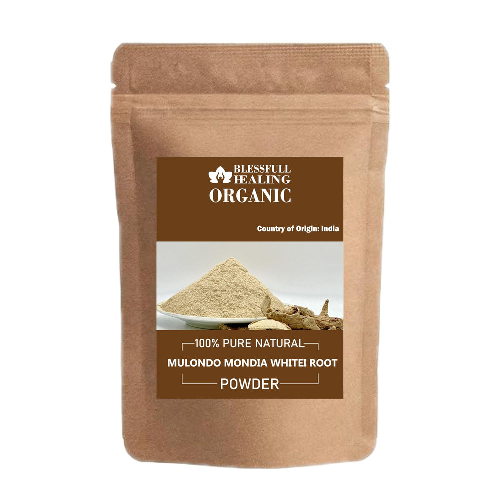 Blessfull Healing Mulondo Mondia Whitei Root Powder 100g front packaging