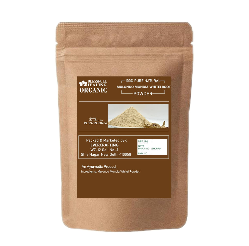 Mulondo Mondia Whitei Root Powder 100g side view