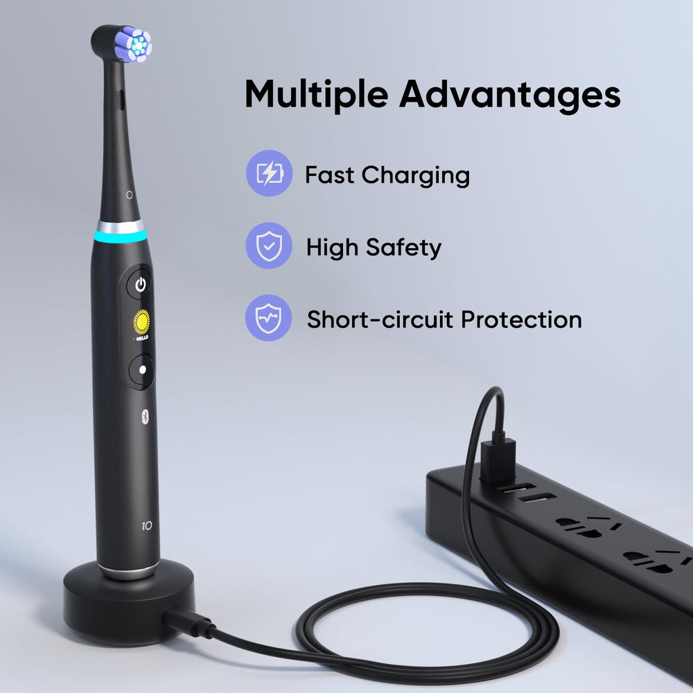 3.3-foot cable reach for flexible charging placement