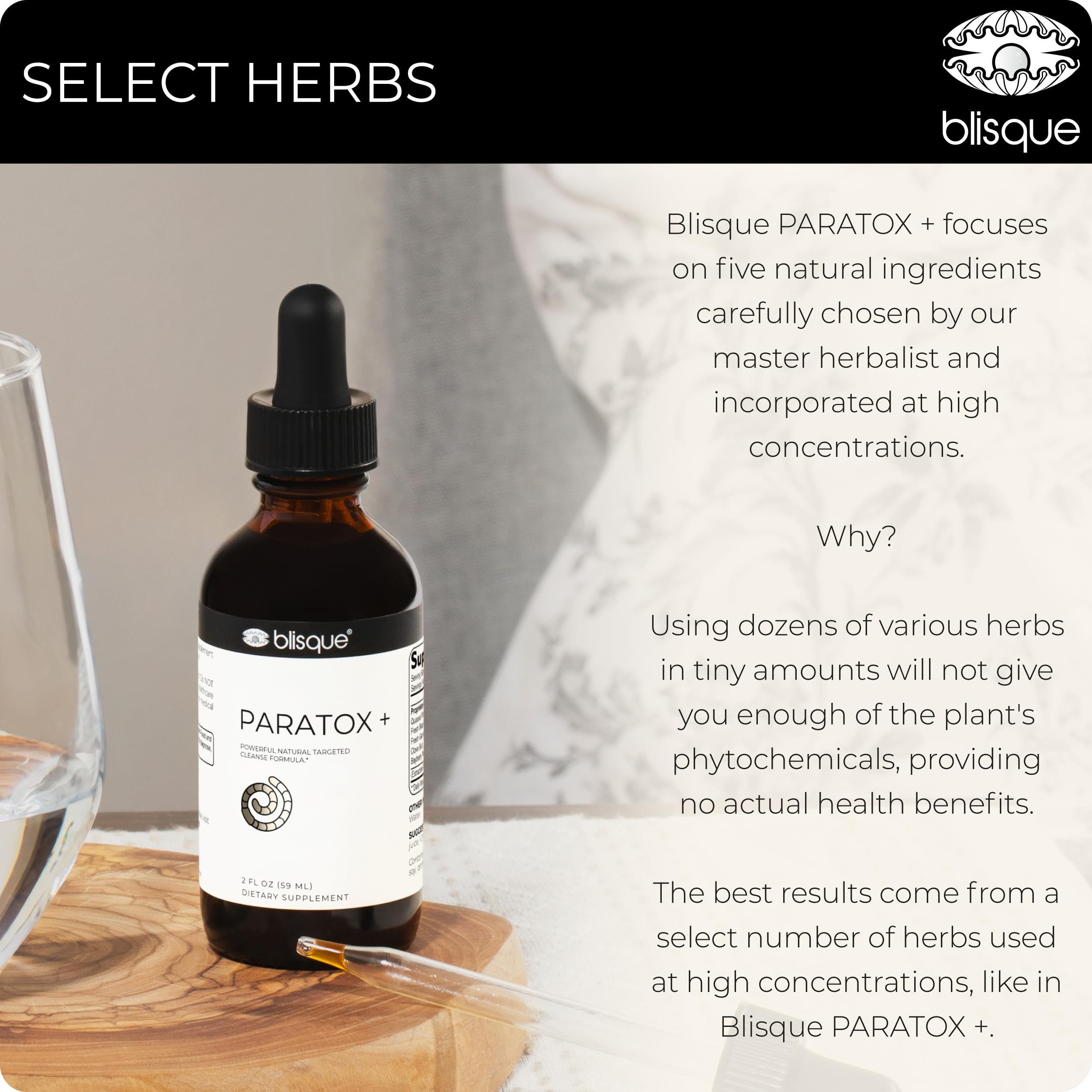 Fennel seed ingredient for Blisque PARATOX+