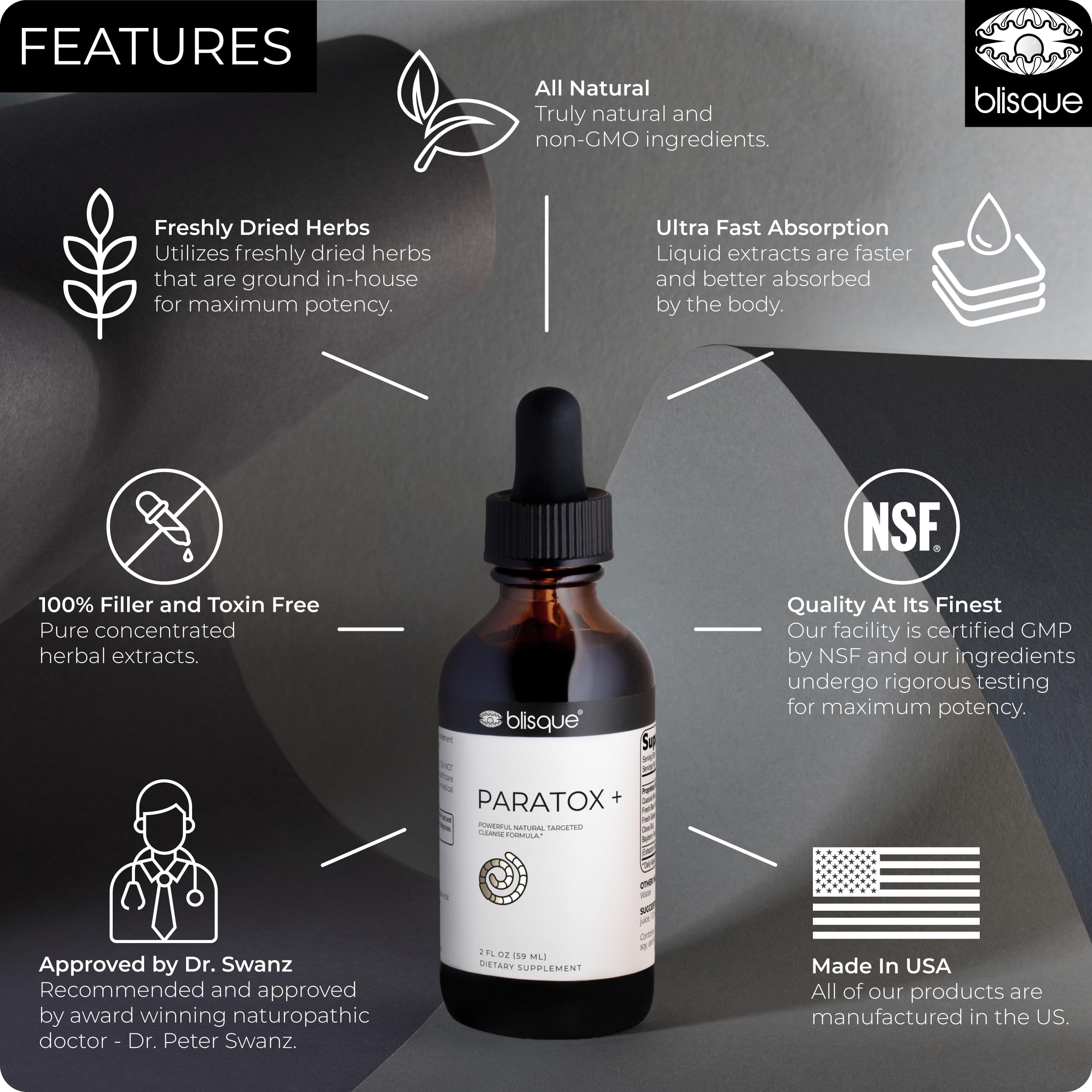 Quassia wood ingredient for Blisque PARATOX+