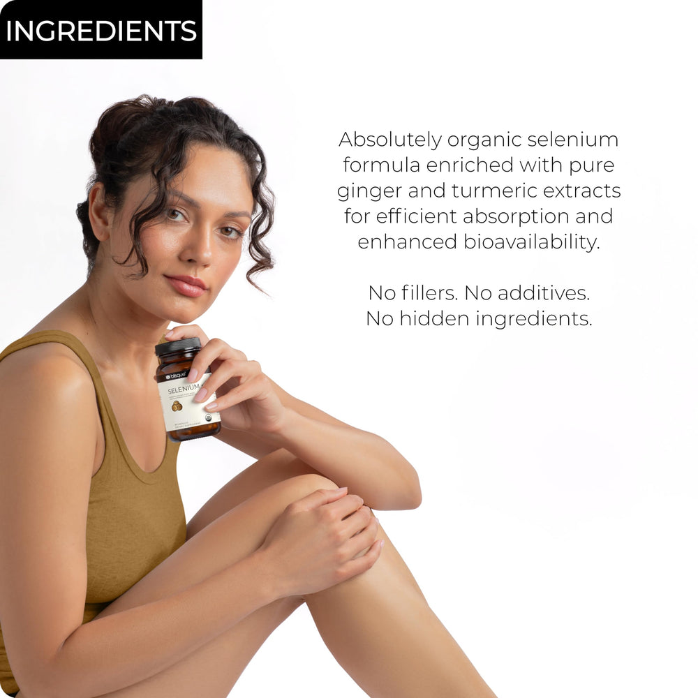 Blisque packaging with organic certification marks