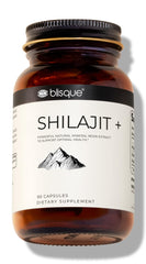 Blisque Shilajit capsules bottle front