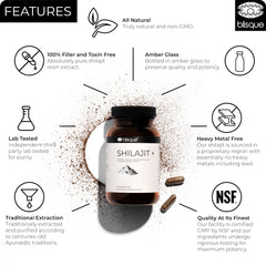 Blisque packaging for Shilajit resin capsules