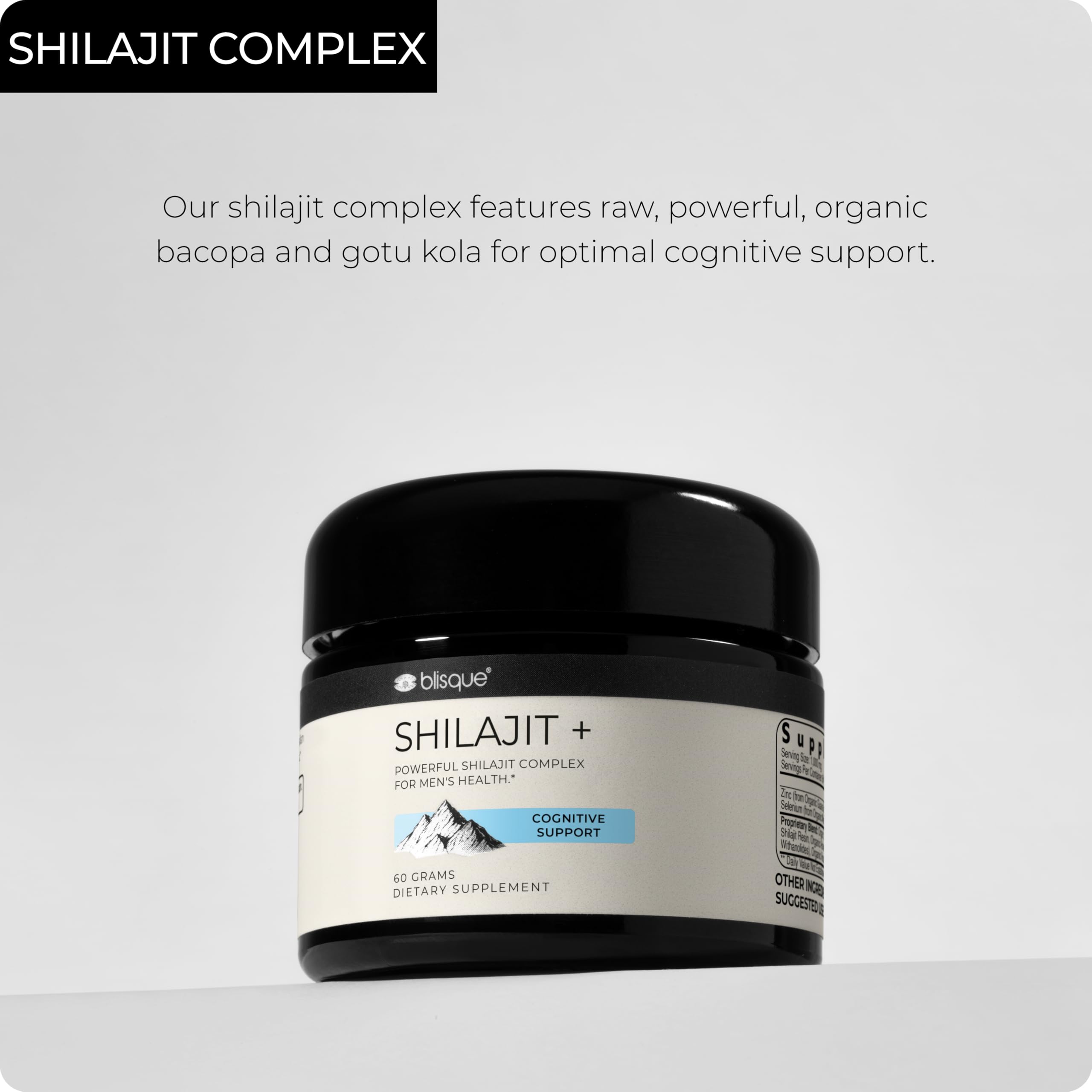 Detox and energy benefits concept with Shilajit