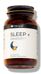 Blisque SLEEP+ bottle with label displayed