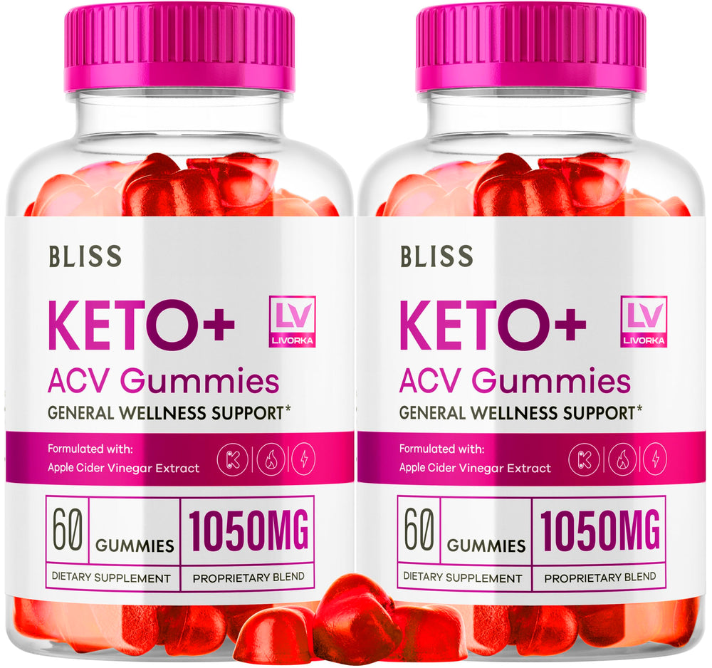 Bliss Keto ACV Gummies 2-pack bottle image