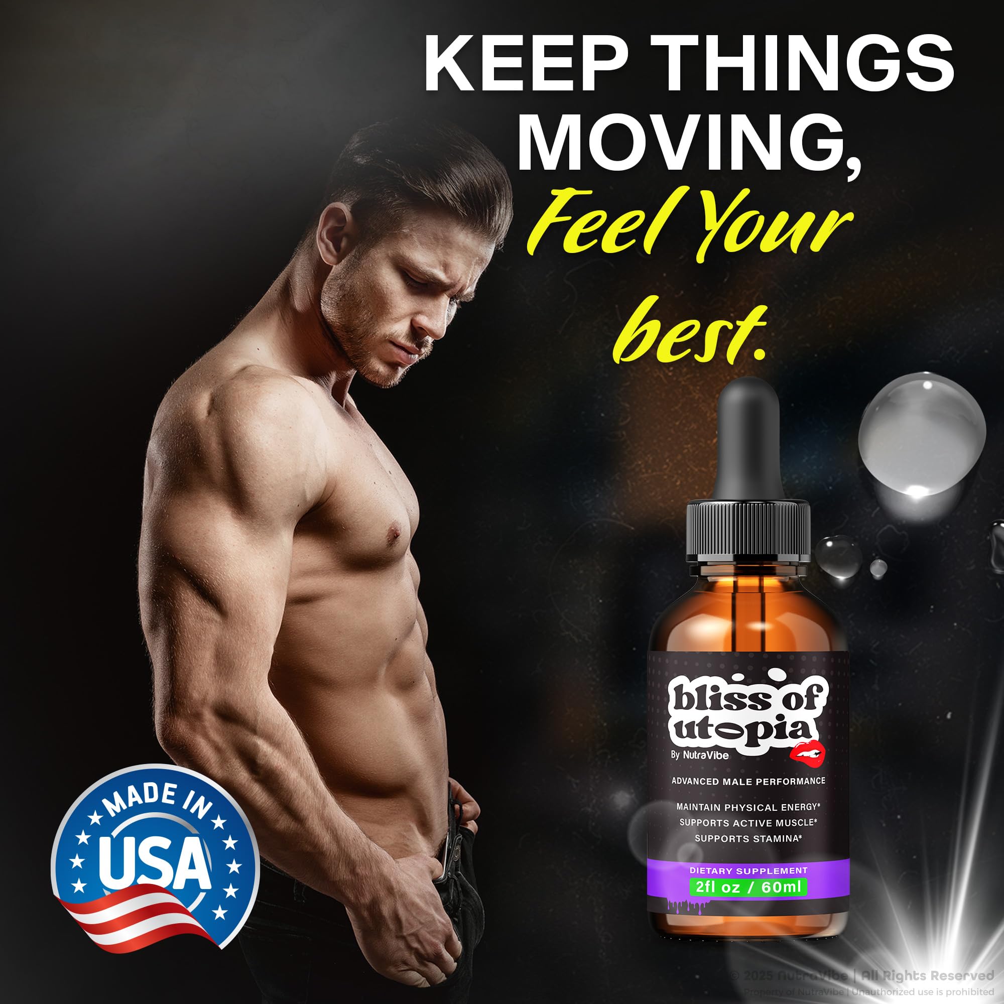 Dietary notes and supplement information for Bliss of Utopia Drops