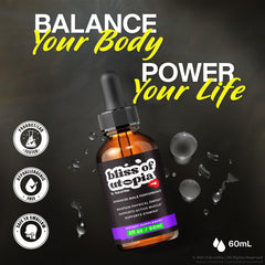 Dropper dispensing Bliss of Utopia Drops for energy