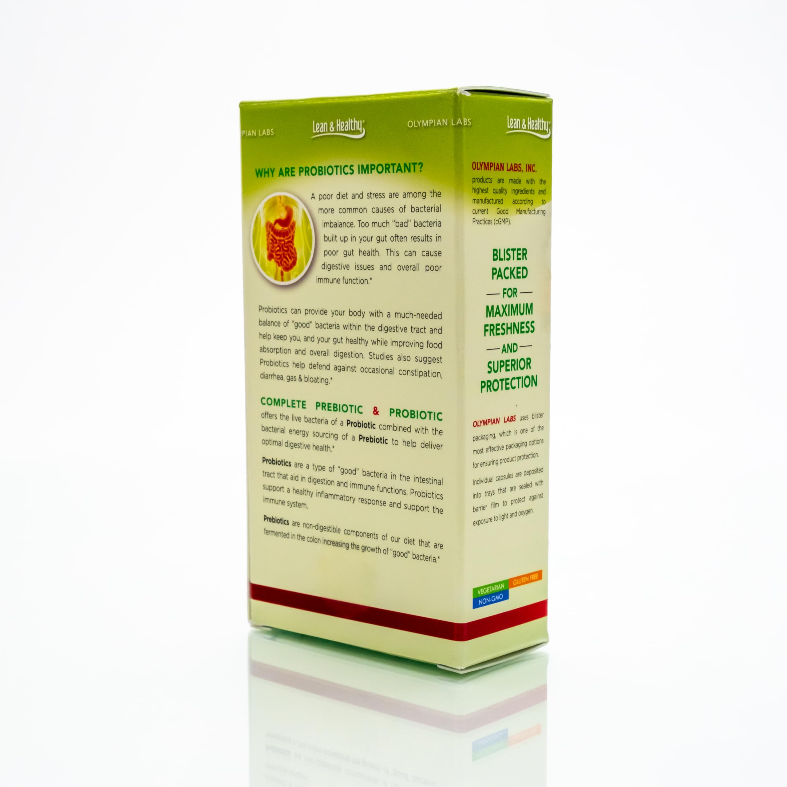 Blister card packaging for freshness