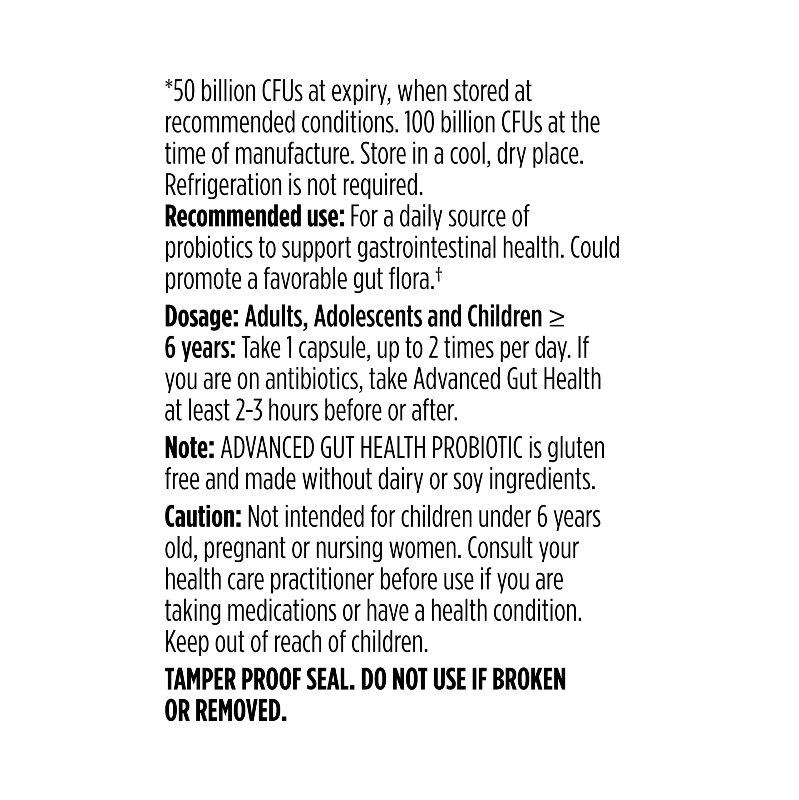 Blister-sealed probiotic capsules maintaining potency