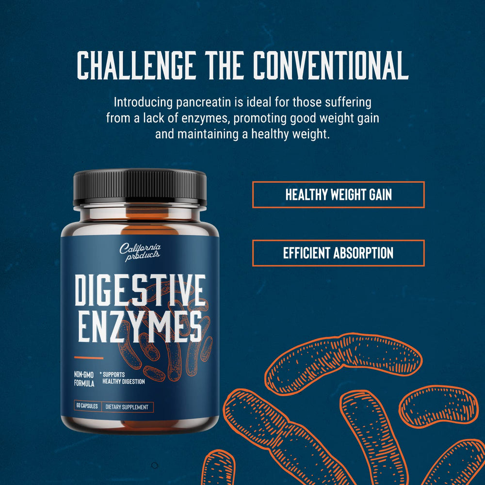 Digestive enzyme pills for bloating relief