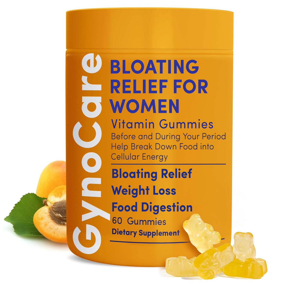 Bloating Relief for Women gummies bottle – 60 vegan gummies