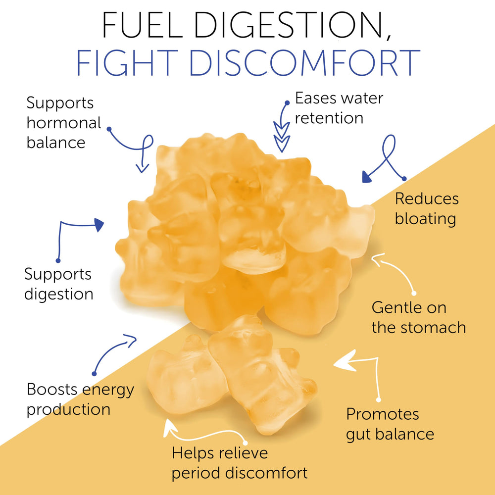Digestive health support gummies in daily use
