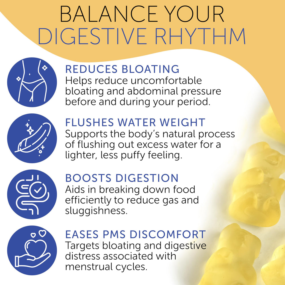 Gummies designed for hormonal cycle daily support