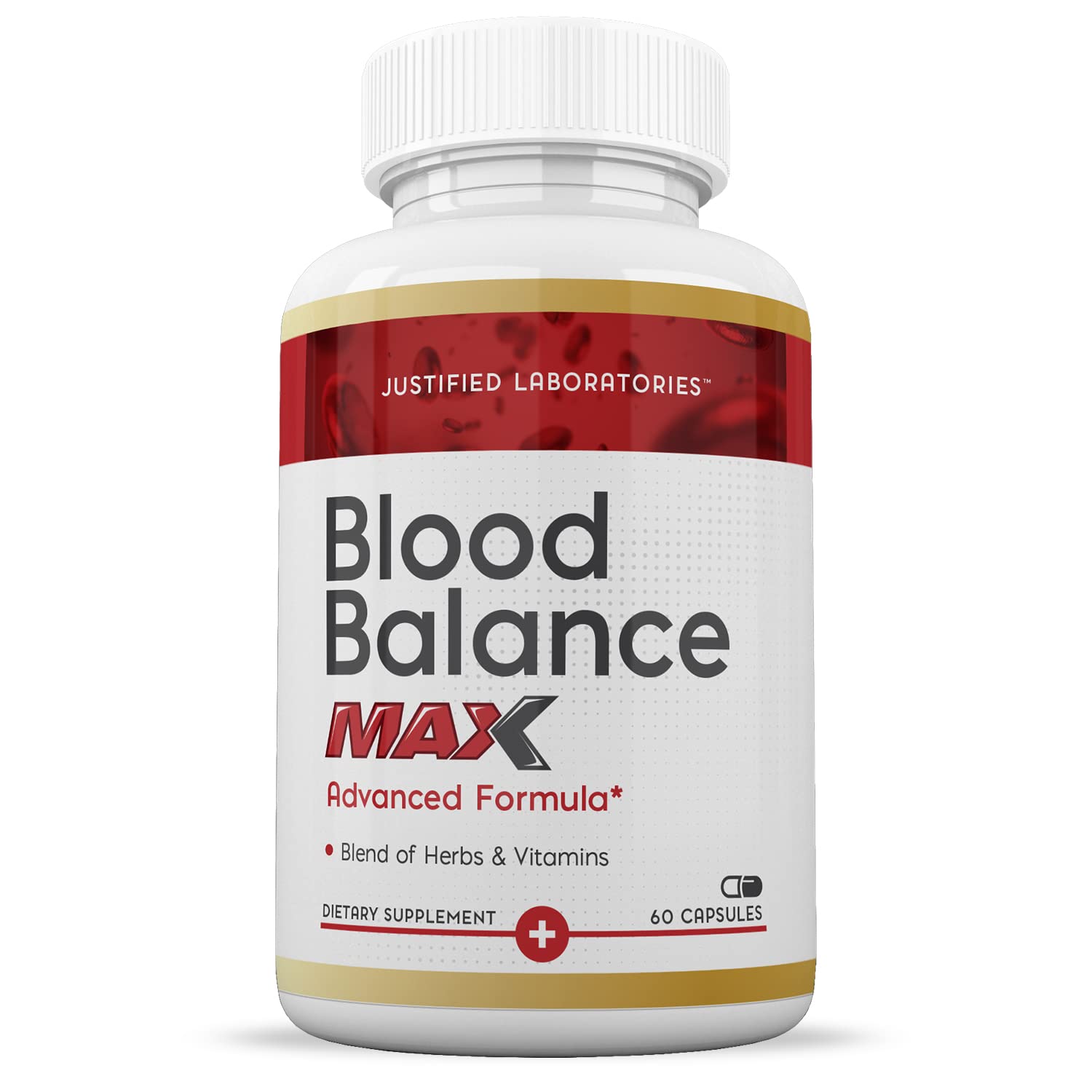 2-pack packaging of Blood Balance Max 1295MG supplement