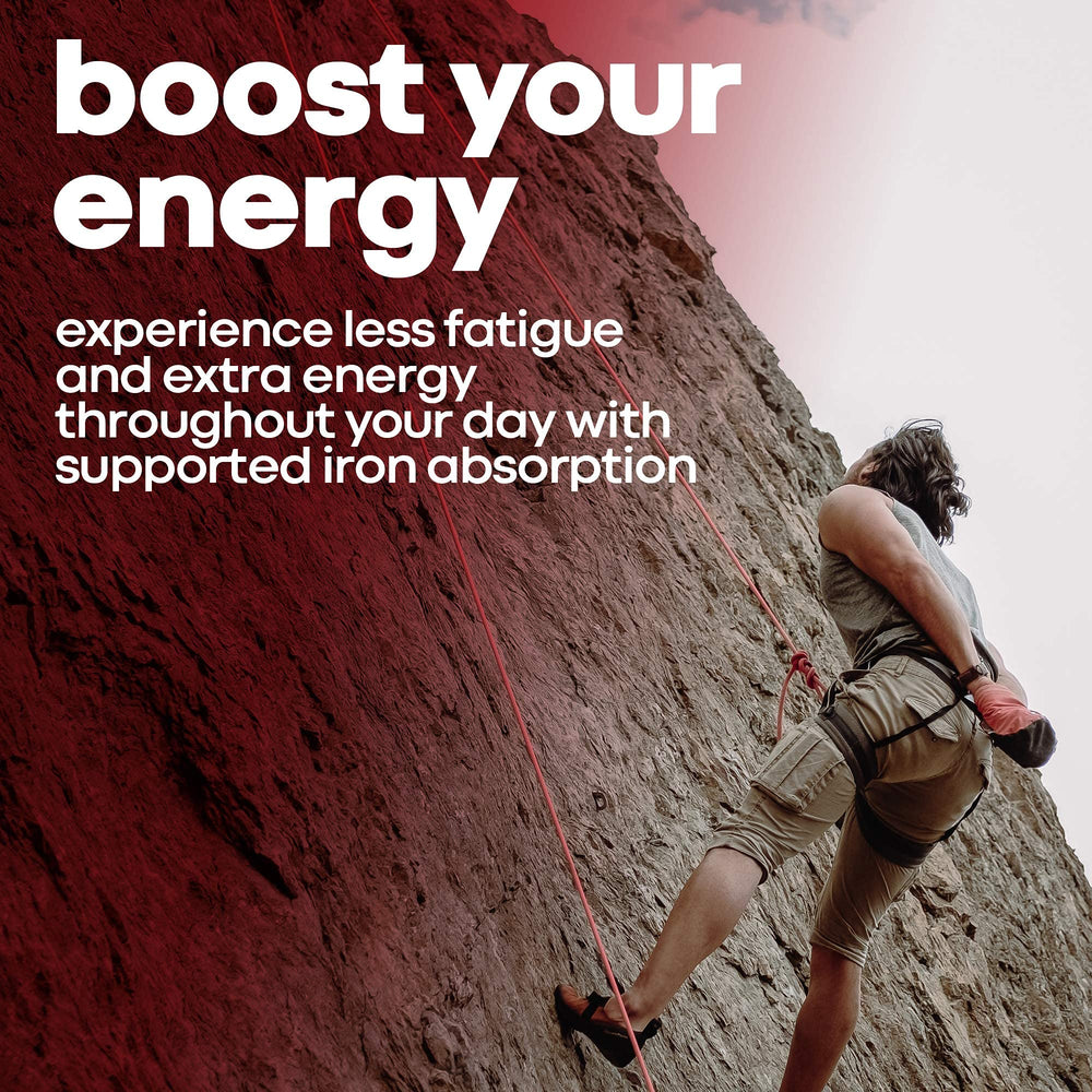 Blood Booster Iron supplements for energy and healthy blood production for women and men