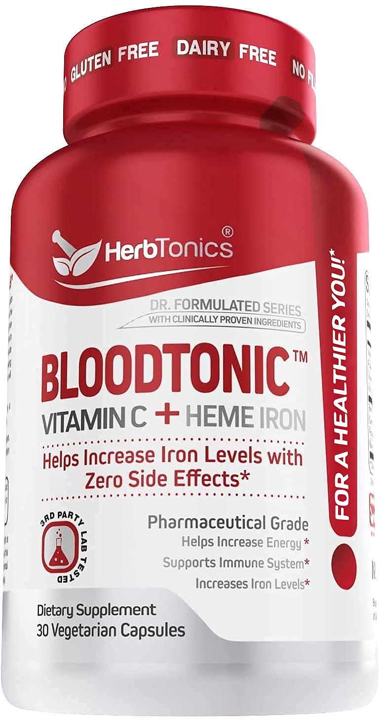 Herbtonics Blood Booster Iron packaging