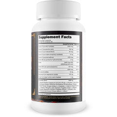 Close-up of key ingredients: Vitamin B12, L-Arginine, and Ginkgo Biloba