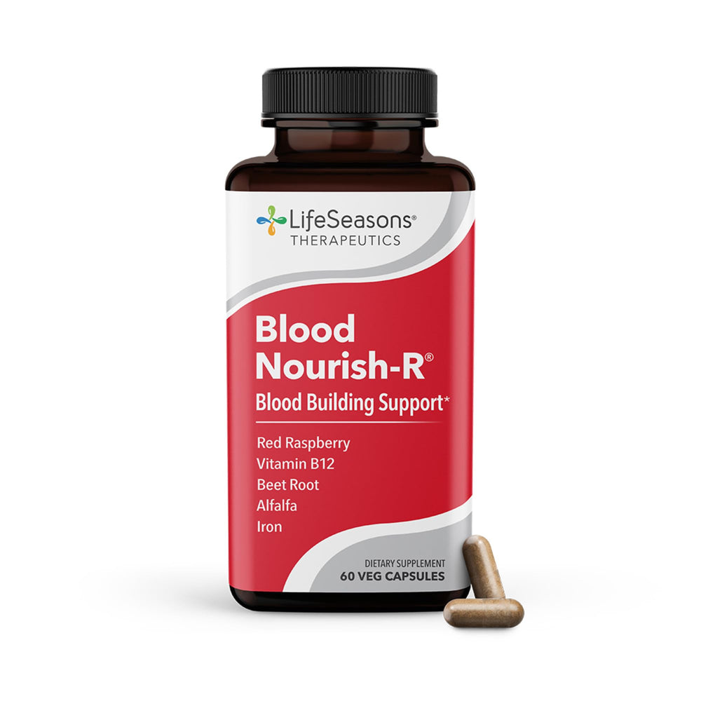 LifeSeasons Blood Nourish-R bottle with capsules