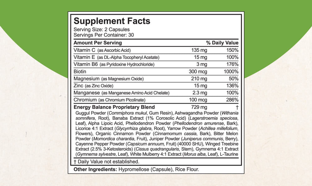 USA-made Blood Sugar Advanced Formula packaging (60 capsules)