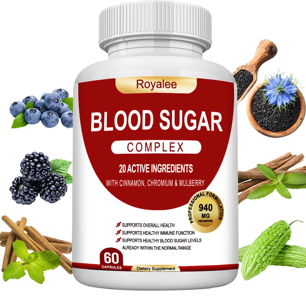 Blood Sugar Complex bottle label