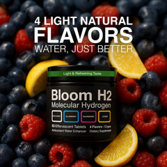 Bloom H2 Tabs Raspberry flavor tablets