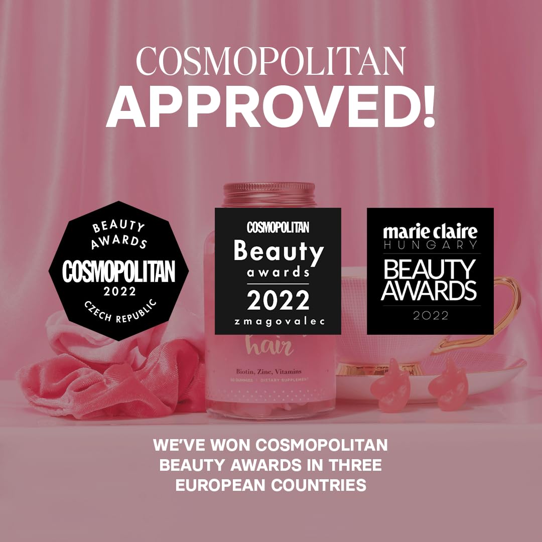 Ingredients list showing biotin, vitamin C, B6, B12