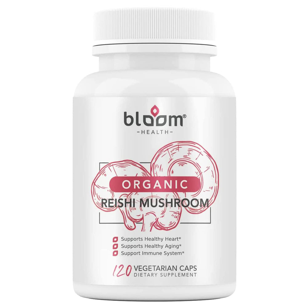 Bloom Health Reishi Mushroom Capsules packaging front
