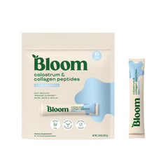 Bloom Nutrition Bovine Colostrum Powder bottle front view