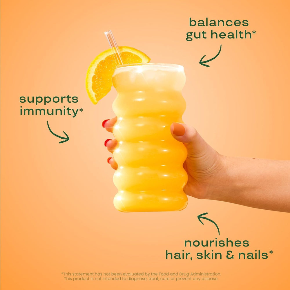 Graphic illustrating gut health benefits from colostrum and probiotics