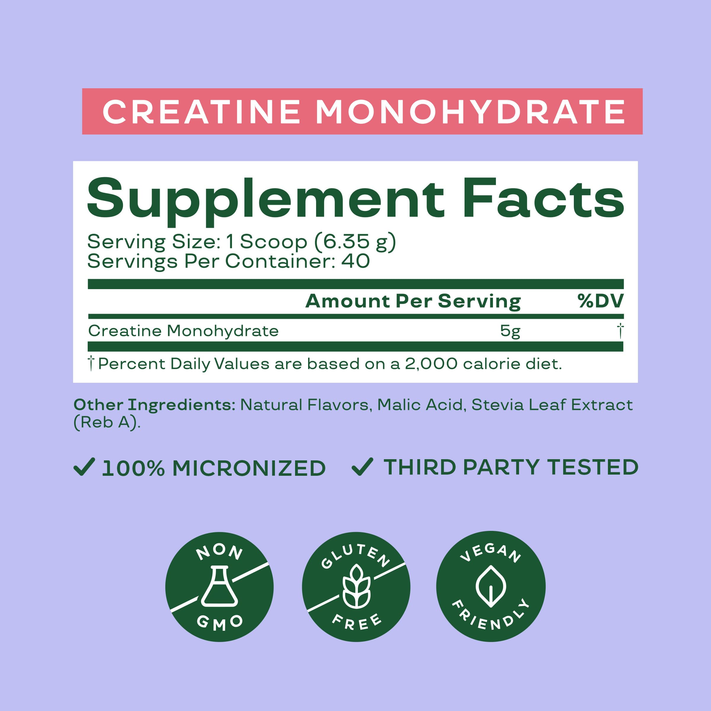 Close-up of dissolving Creatine Monohydrate powder