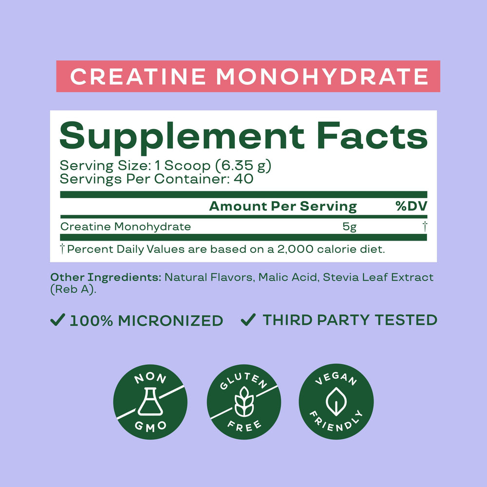 Close-up of dissolving Creatine Monohydrate powder