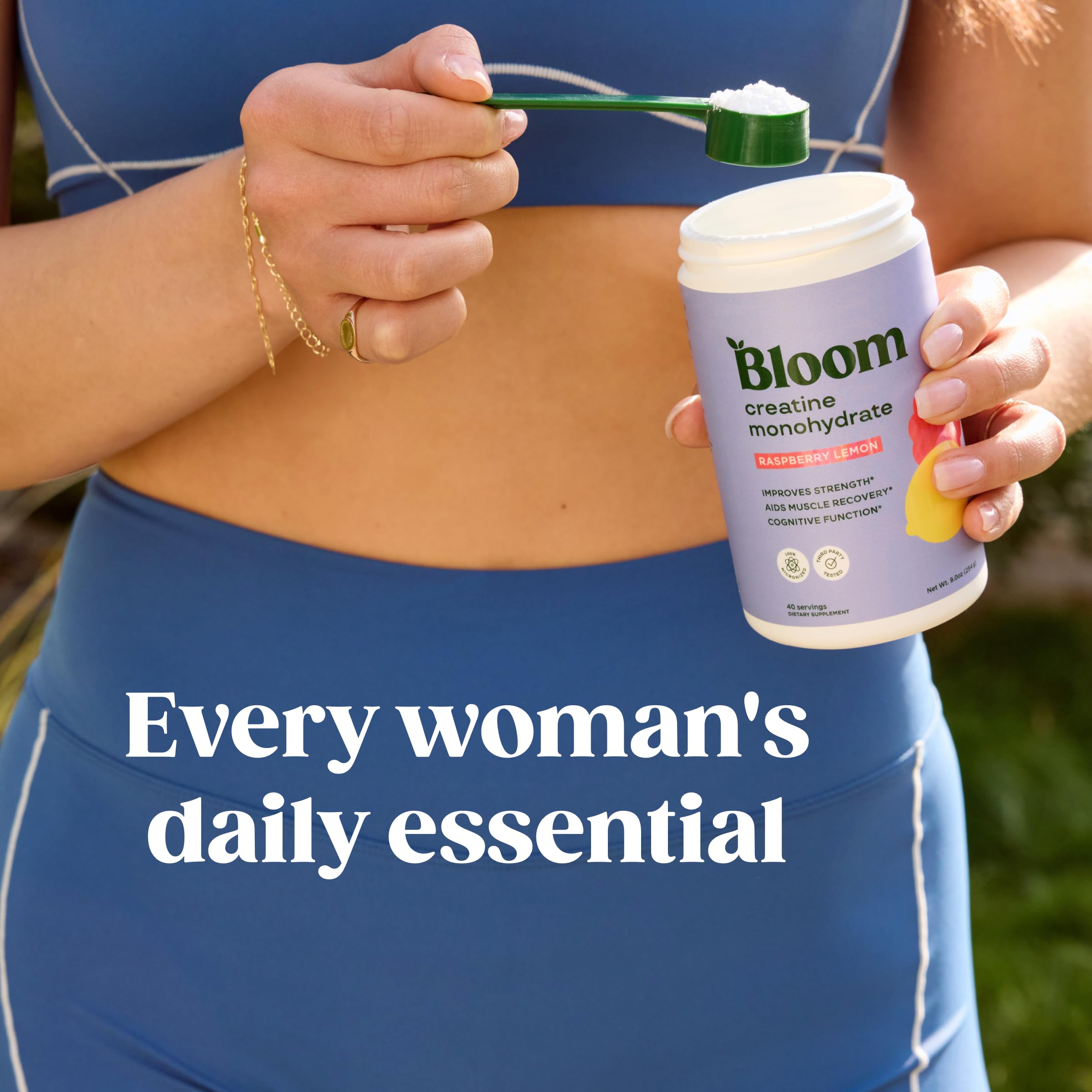 Prep or post-workout use idea with Bloom Creatine Monohydrate