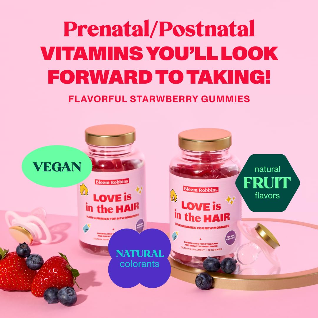 Ingredients and vitamins in Bloom Robbins Prenatal Hair Gummy