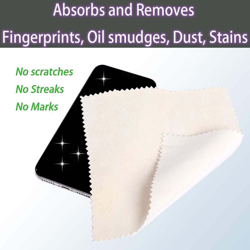 Close-up of natural chamois fabric absorbing dust and oil