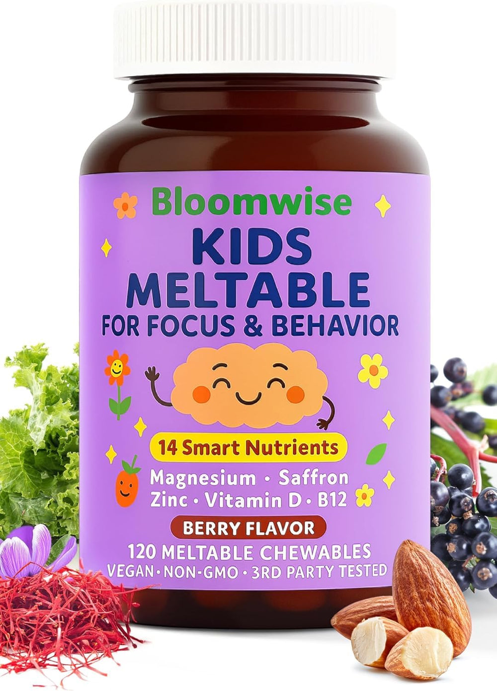 Bloomwise front packaging showing bottle and branding for easy recognition and convenience