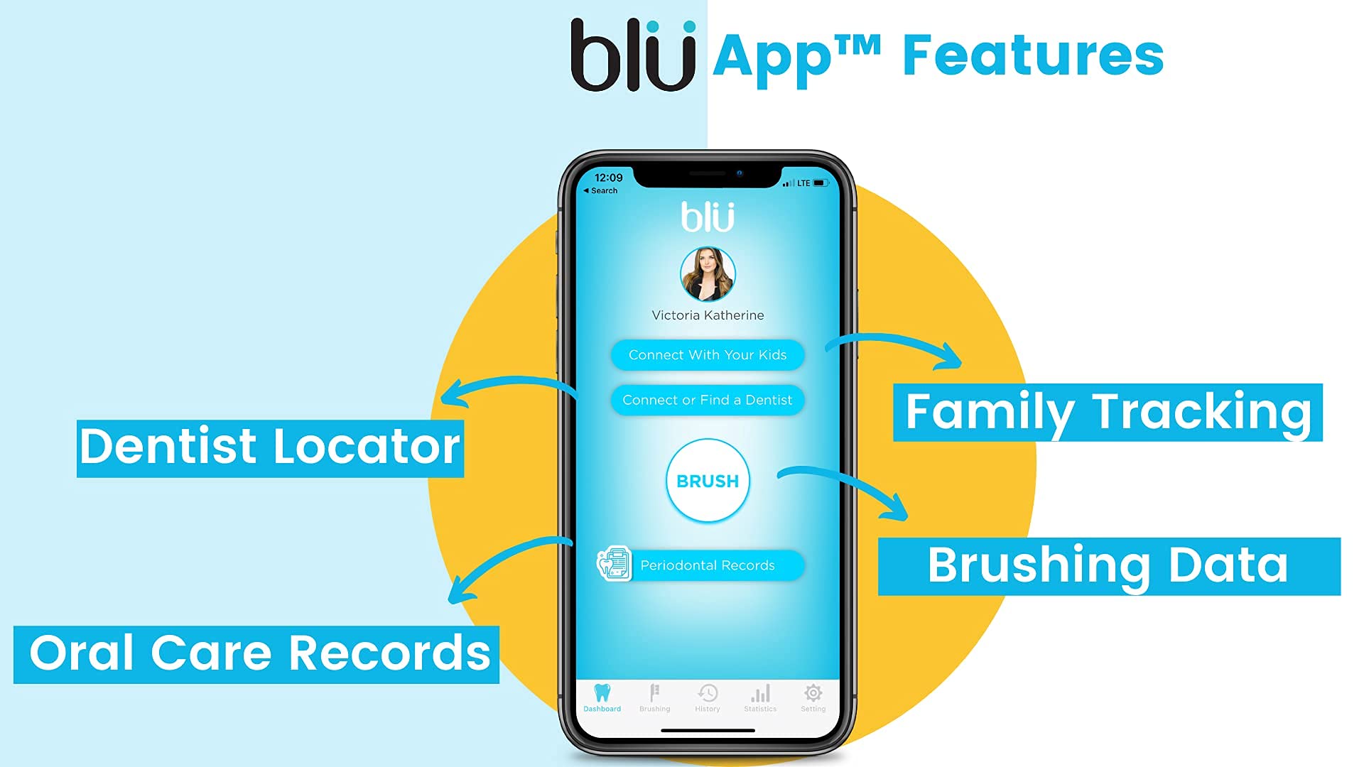 Charging base for Blu Smart toothbrush