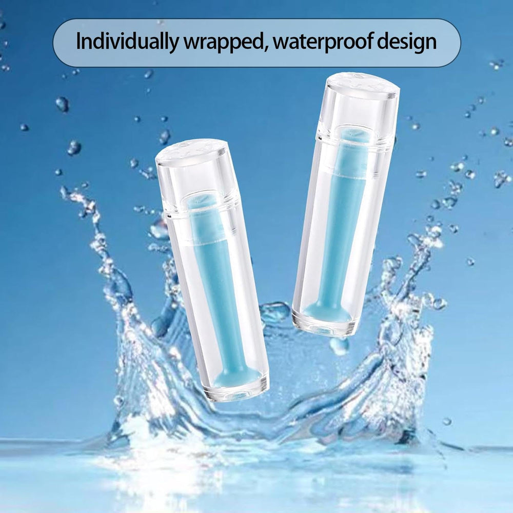 Scleral and hard lens compatible blue remover tools