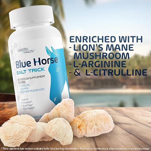 Blue Horse Salt Trick highlighting arginine and citrulline ingredients