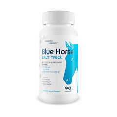 Bottle of Blue Horse Salt Trick dietary supplement