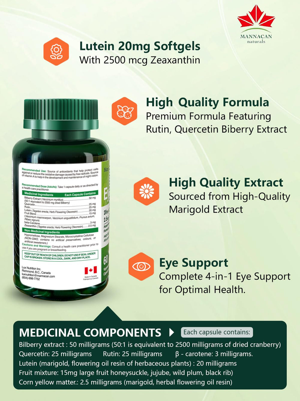 Blue light protection for eyes illustration