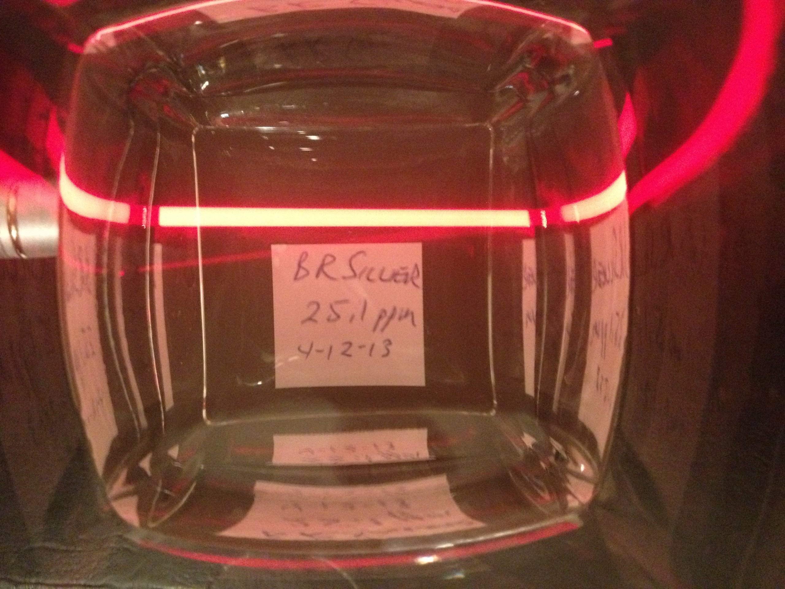 Unflavored colloidal silver bottle for easy mixing