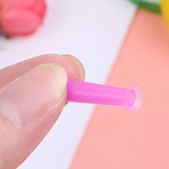 Ergonomic stick design of blue silicone lens inserter/remover