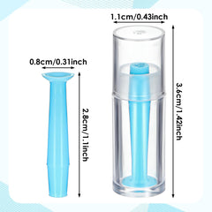 Soft silicone plunger for safe lens removal