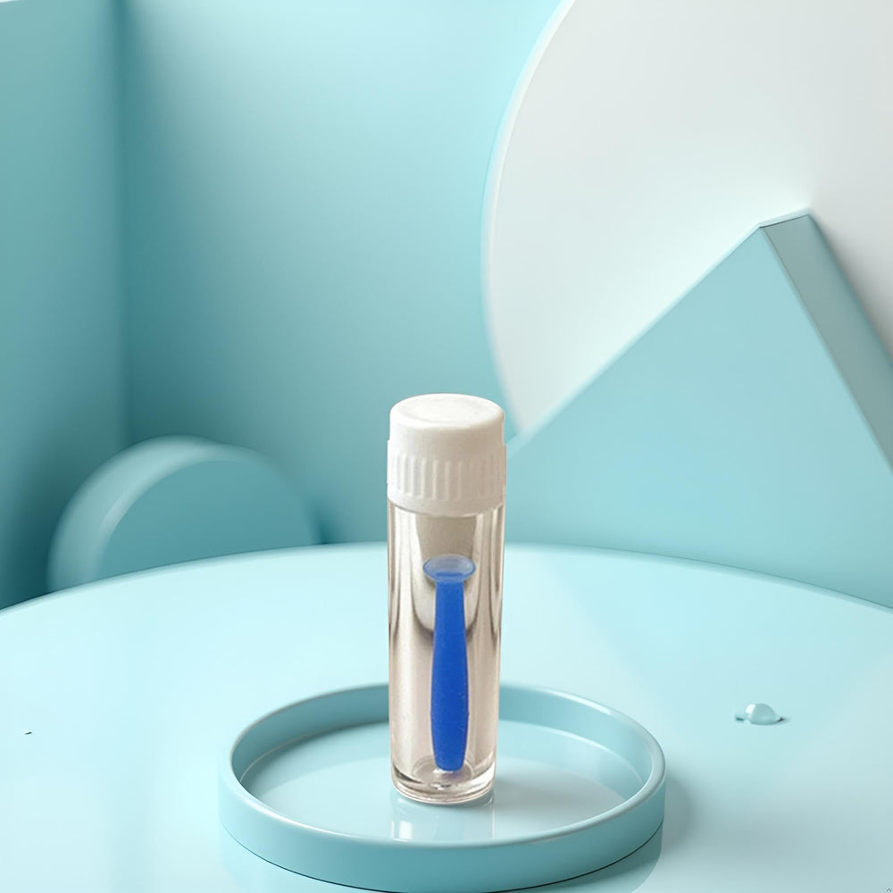 One-piece silicone lens applicator and remover design