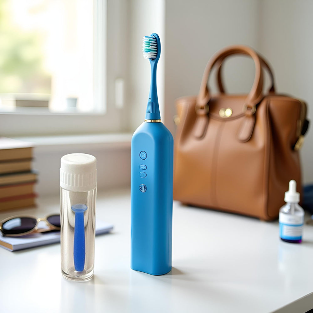 Blue silicone lens tool for hard lenses use