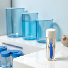 Soft silicone body for gentle lens handling