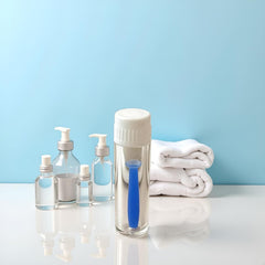 Dual-function tool designed for soft and hard contact lenses
