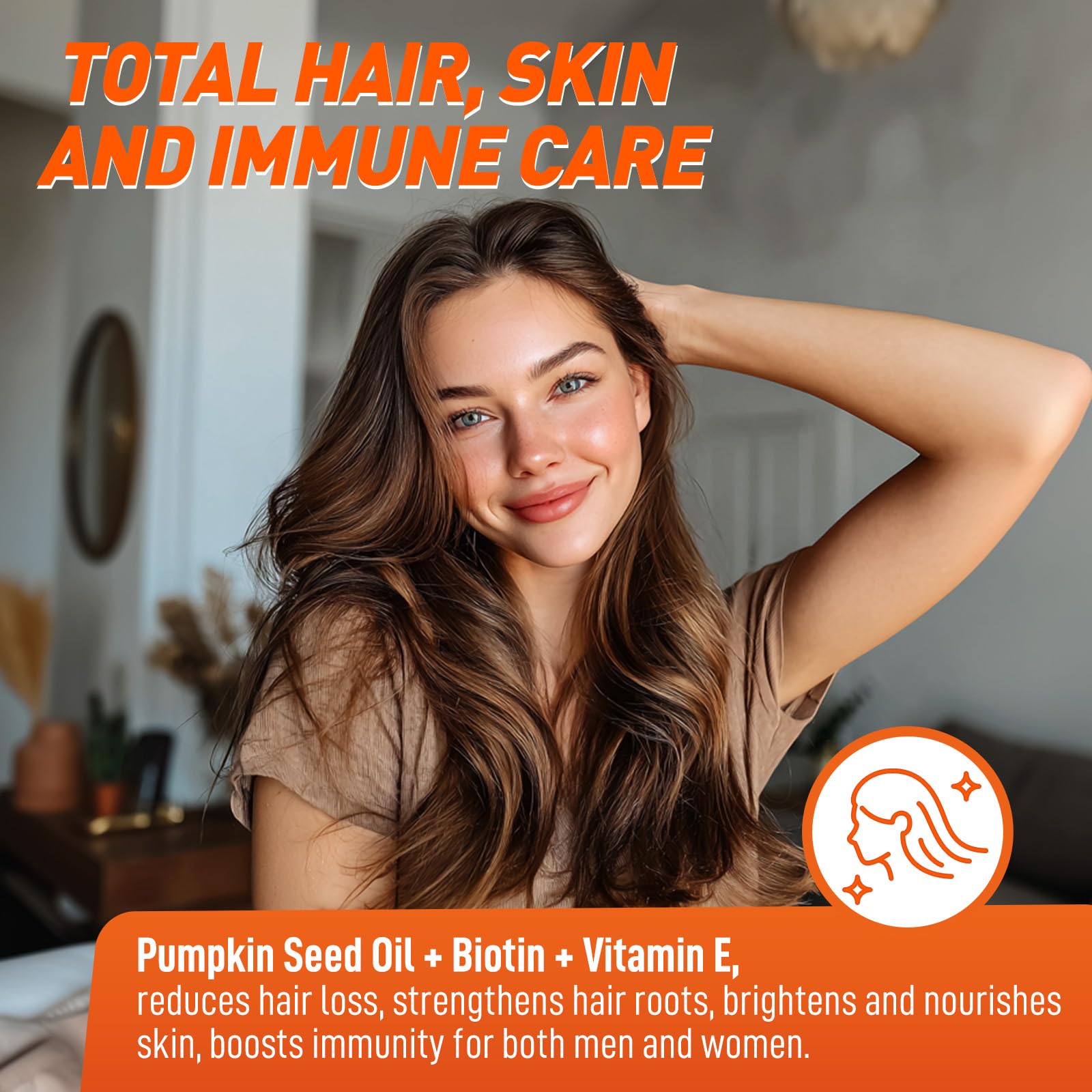 Blueberry-flavored pumpkin seed oil gummies